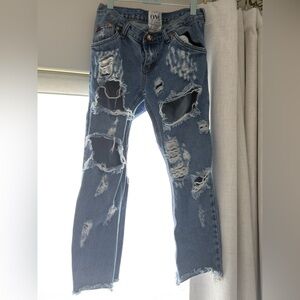 One Teaspoon “Lonely Boys” Distressed Jeans – Size 27